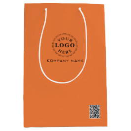 中パーソナライズされた抱き枕ブランディング ミディアムペーパーバッグ