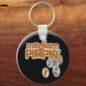 中ピンピンピンキーチェーン キーホルダー (正面)