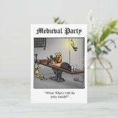 中世おもしろいパーティの招待状 招待状 (スタンド正面)