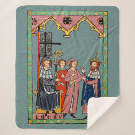 中世おもしろい帽子日 シェルパブランケット