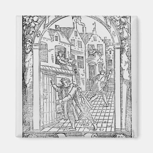 中世における衛生 マグネット (正面)