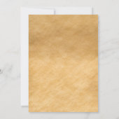 中世のお城の招待状 招待状 (裏面)