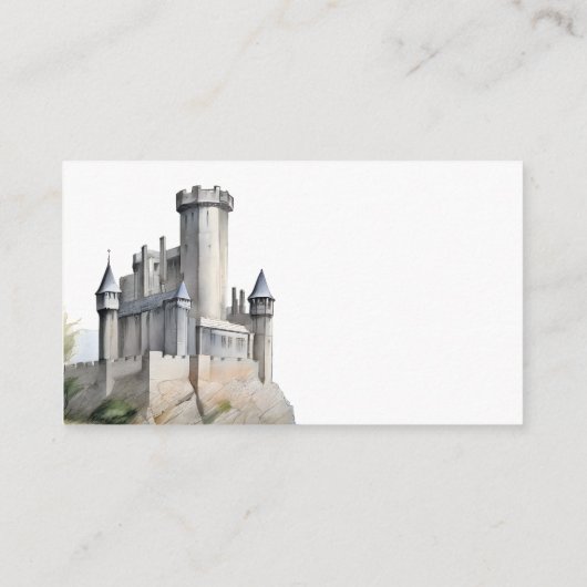 中世のかわいいドラゴンベビーシャワーおむつラッフル エンクロージャーカード (裏面)