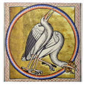 中世のアバディーン推定ストークセラミックタイル タイル (正面)