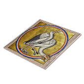 中世のアバディーン推定ストークセラミックタイル タイル (側面)