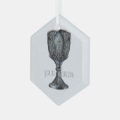 中世のアリスを作成する ガラスオーナメント (正面左)