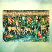 中世のアーサー・ウィリアム・モリス王 ウィンドウサイン (シート3)