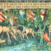 中世のアーサー・ウィリアム・モリス王 シール (正面)