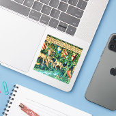 中世のアーサー・ウィリアム・モリス王 シール (ノートパソコンとiPhone)