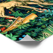 中世のアーサー・ウィリアム・モリス王 ポスター (角)