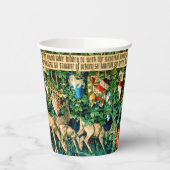 中世のアーサー・ウィリアム・モリス王 紙コップ (左)