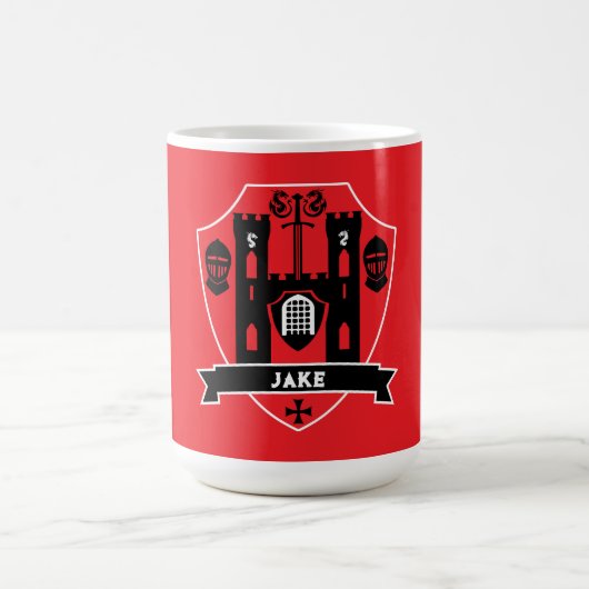 中世のイギリス騎士ドラゴン モーフィングマグカップ (中央)