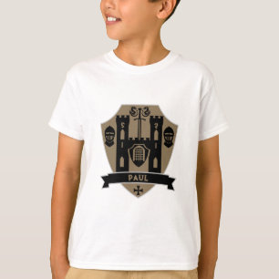 中世のイギリス騎士ドラゴン Tシャツ