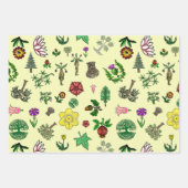 中世のウイグル人、エンジニアリング、植物 ラッピングペーパーシート (正面2)