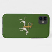 中世のウサギ乗馬の犬とカタツムリを保持 Case-Mate iPhoneケース (裏面(横))
