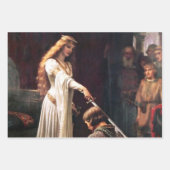 中世のエド絵を描ムンド・ブレアL ラッピングペーパーシート (正面3)