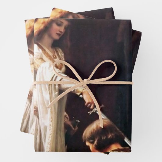 中世のエド絵を描ムンド・ブレアL ラッピングペーパーシート (インサイチュ)