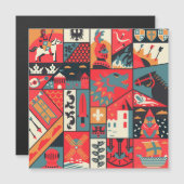 中世のエレガンス:シームレスパターンデザイン (正面/裏面)