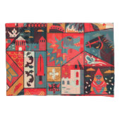 中世のエレガンス:シームレスパターンデザイン 枕カバー (正面)