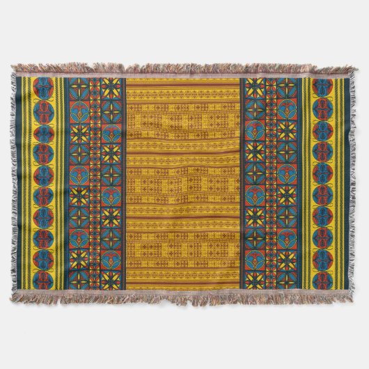 中世のエレガンス：スペインの伝統ブランケット スローブランケット (正面)