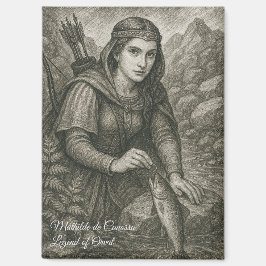 中世のオーバル伝説 – マティルドデカノッサ マグネット