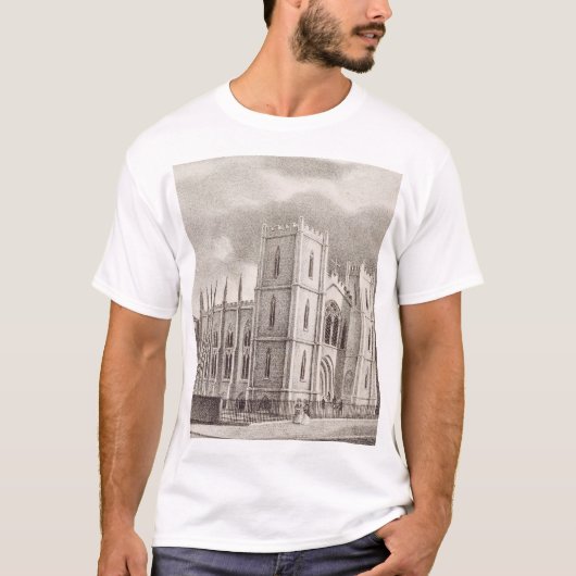 中世のキリスト教教会 Tシャツ (正面)