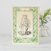 中世のキリスト生誕 マリーとイエス 神聖な境界の休日 シーズンカード (スタンド正面)