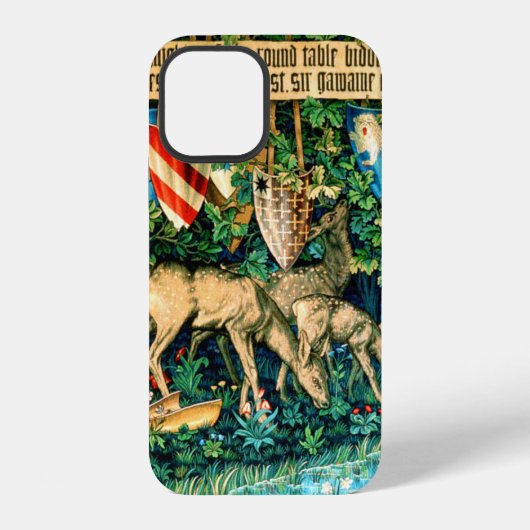 中世のキング・アーサー ウィリアム・モリス iPhoneケース (裏面)