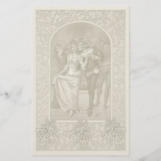 中世のクリスマス 便箋 (正面)