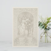 中世のクリスマス 便箋 (スタンド正面)