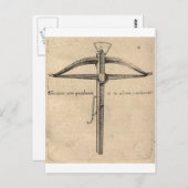 中世のクロスボウ–8 ポストカード (正面/裏面)