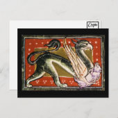 中世のグリフィンのはがき ポストカード (正面/裏面)