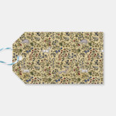 中世のグレイハウンドとミルフルーアギフトラベル ギフトタグ (裏面横)