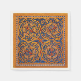 中世のサークル スタンダードカクテルナプキン