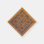 中世のサークル スタンダードカクテルナプキン (角)