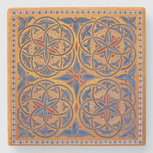 中世のサークル ストーンコースター (正面)