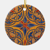 中世のサークル セラミックオーナメント (正面)