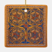 中世のサークル セラミックオーナメント (裏面)