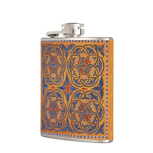 中世のサークル フラスク (左)