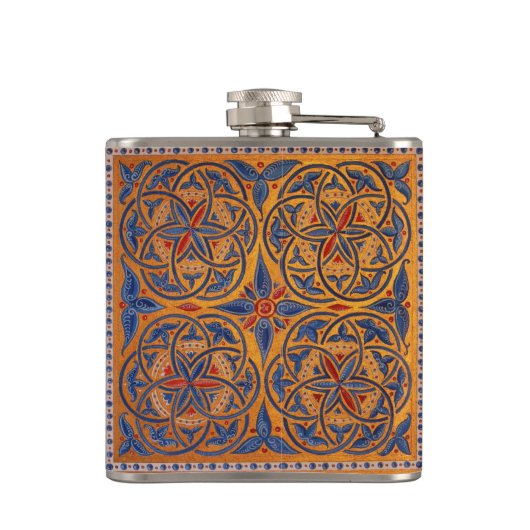 中世のサークル フラスク (裏面)