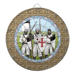 中世のテンプラー騎士団 ダーツボード