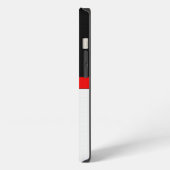 中世のテンプル騎士団の十字旗 iPhoneケース (左側面)