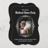 中世のディナーパーティー 招待状 (正面/裏面)