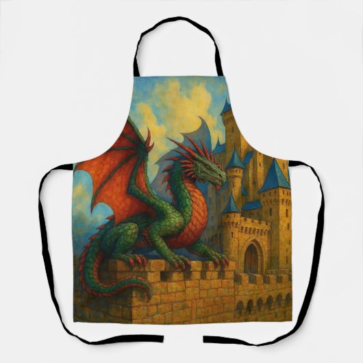 中世のドラゴン城の守護者 エプロン (正面)
