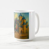 中世のドラゴン城の守護者 コーヒーマグカップ (正面右)