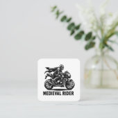 中世のナイト スクエア名刺 (スタンド正面)