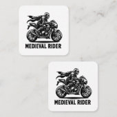 中世のナイト スクエア名刺 (正面/裏面)