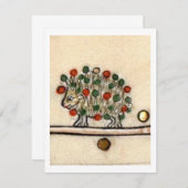 中世のハリネズミ泥棒 招待状 (正面/裏面)