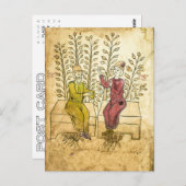 中世のハーバリストの実在写真はがき ポストカード (正面/裏面)