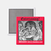 中世のパーティー、エンターテイメント？, WINES info@jj... マグネット (正面/裏面)